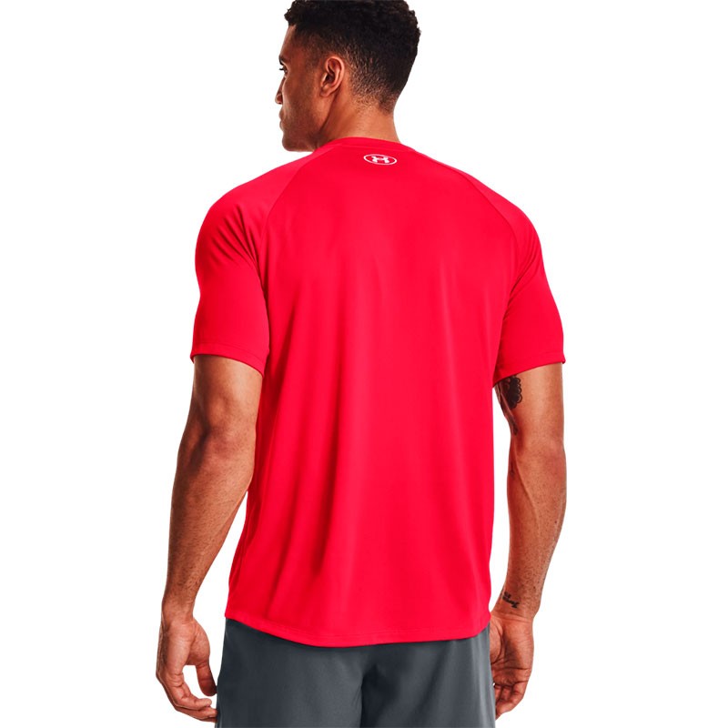 Under Camiseta UA Tech 2.0 Roja para | Totalsport.es TALLA TEXTIL L Color Rojo Deporte Training