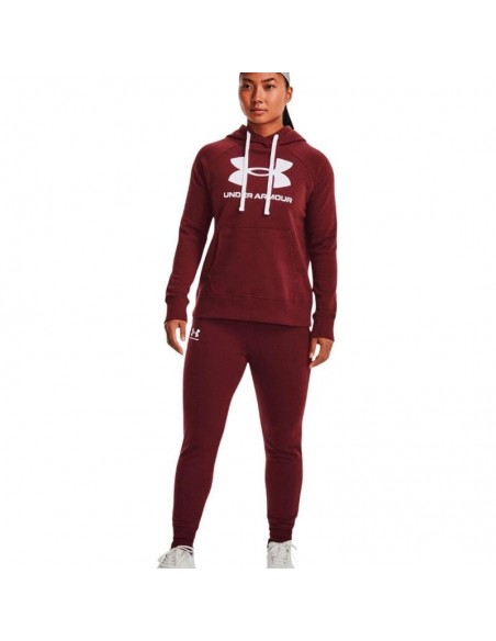 UNDER ARMOUR SUDADERA RIVAL FLEECE LOGO MORADO MUJER UNDER ARMOUR SUDADERA RIVAL FLEECE LOGO MORADO MUJER