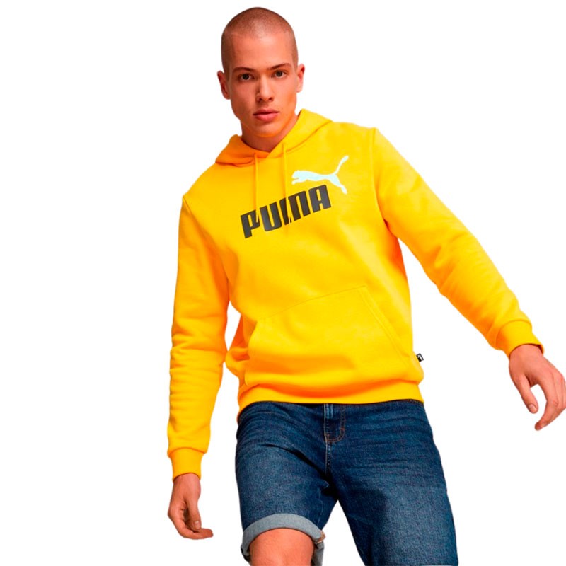 alfombra intelectual Flexible Puma Sudadera Essentials+ Two-Tone Big Logo Amarilla Hombre | Totalsport.es  TALLA TEXTIL L Deporte Lifestyle Genero HOMBRE Color Naranja