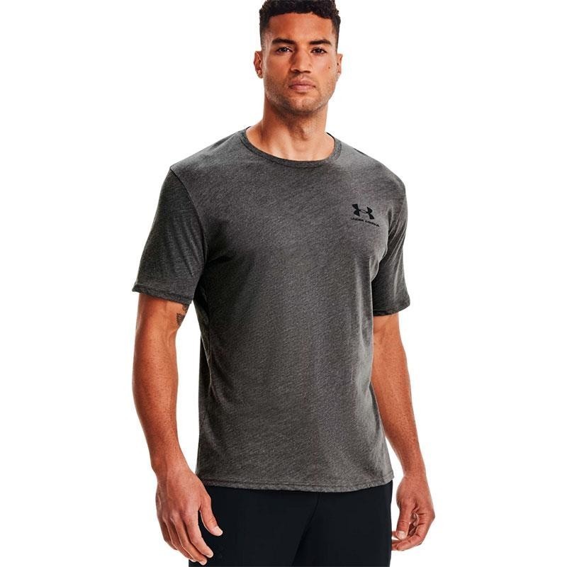 Under Armour Camiseta Left Chest Gris oscuro para Hombre | Totalsport.es TALLA TEXTIL S Genero Color Gris Deporte Training