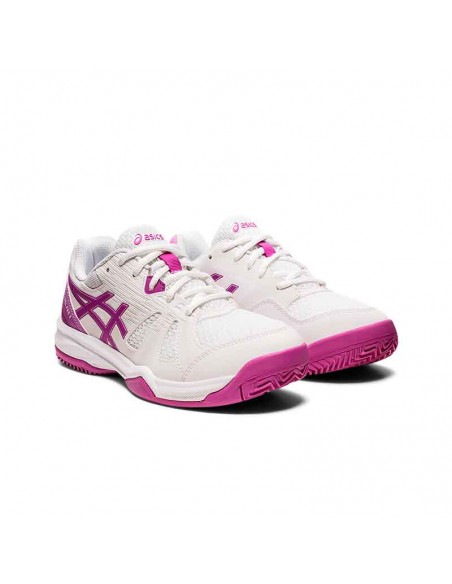 ASICS GEL-PADEL PRO 5 BLANCO ROSA JUNIOR