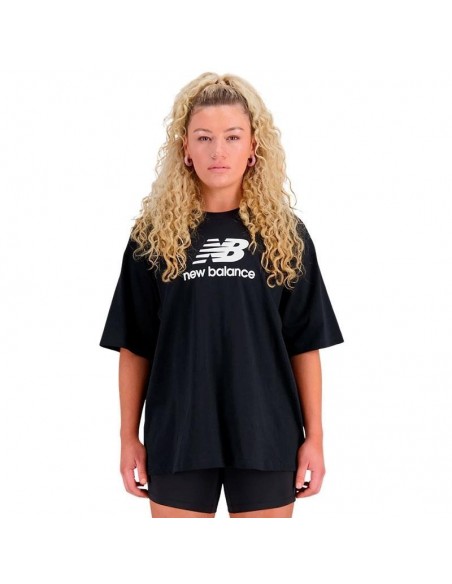 NEW BALANCE CAMISETA STACKED LOGO OVERSIZED
