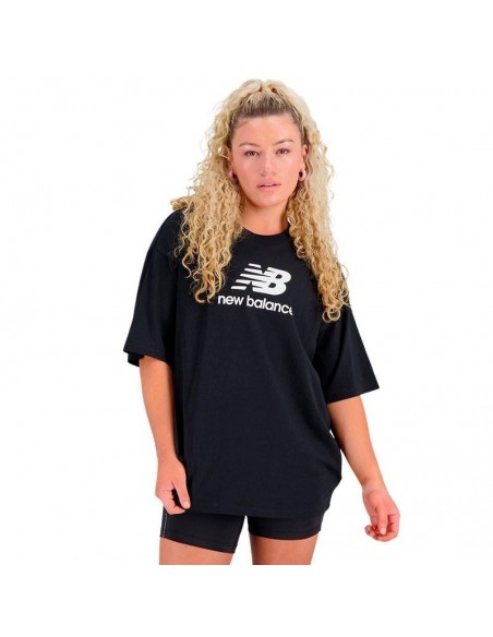 NEW BALANCE CAMISETA STACKED LOGO OVERSIZED