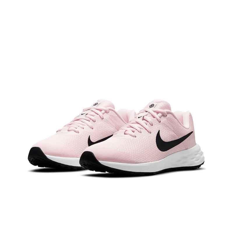 Nike Revolution 6 Rosa Negra Niña | Totalsport.es Genero JUNIOR CALZADO 39 Color Rosa Deporte Running