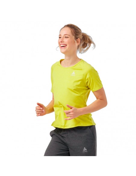 ODLO CAMISETA RUN EASY 365 VERDE MUJER ODLO CAMISETA RUN EASY 365 VERDE MUJER