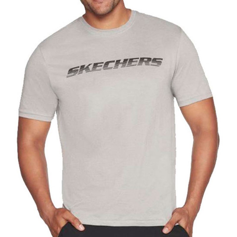 Skechers Camiseta Motion Gris para Hombre | Totalsport.es Deporte Lifestyle TALLA M Genero HOMBRE Color Gris