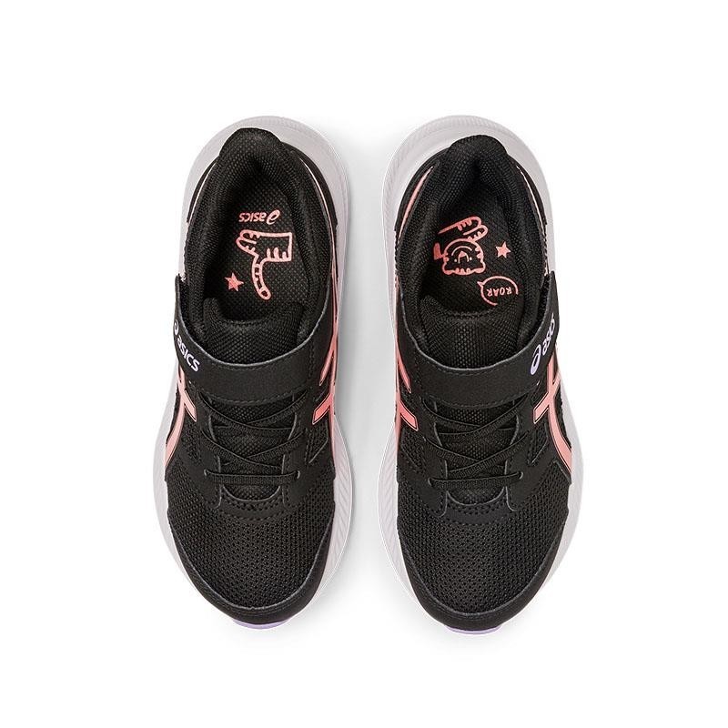 Zapatillas deportivas para niñas Asics en color negro y rosa. Color NEGRO  Talla 31.5
