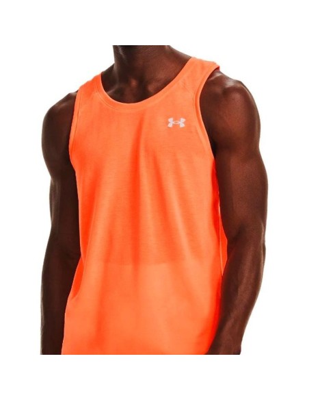 Under Armour Camiseta Streaker Naranja para Hombre