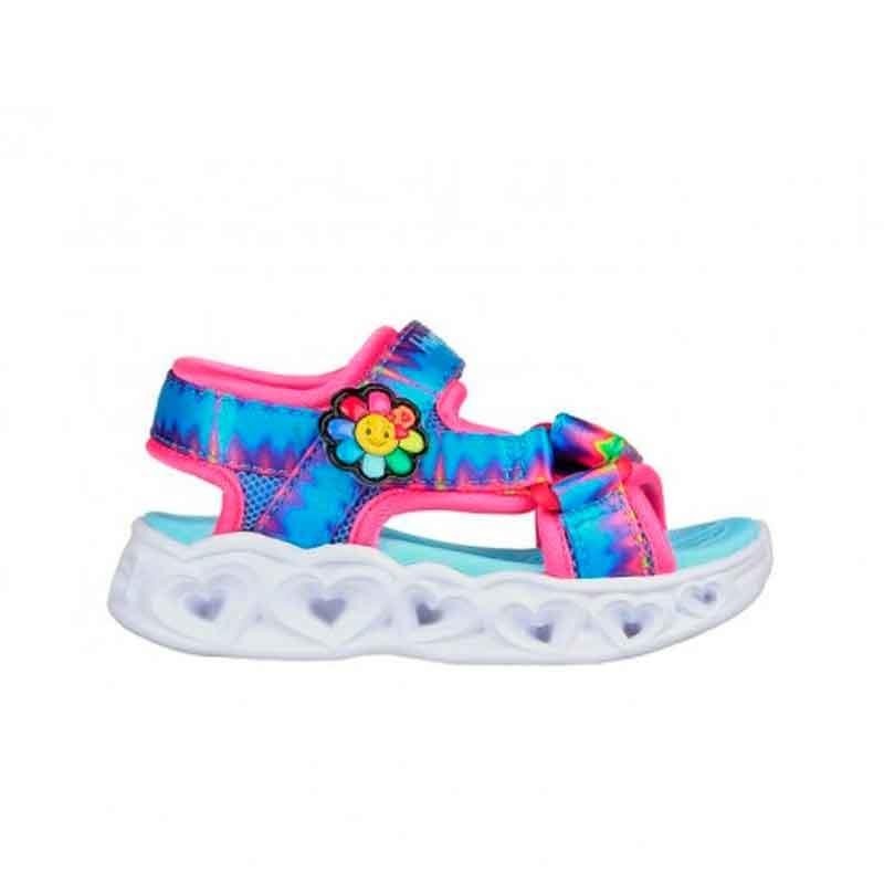 SKECHERS SANDALIAS HEART LIGHTS - MISS VIBRANT