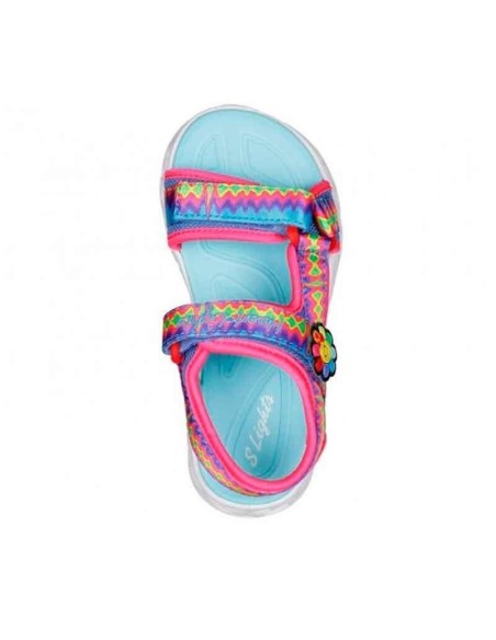 SKECHERS SANDALIAS HEART LIGHTS - MISS VIBRANT
