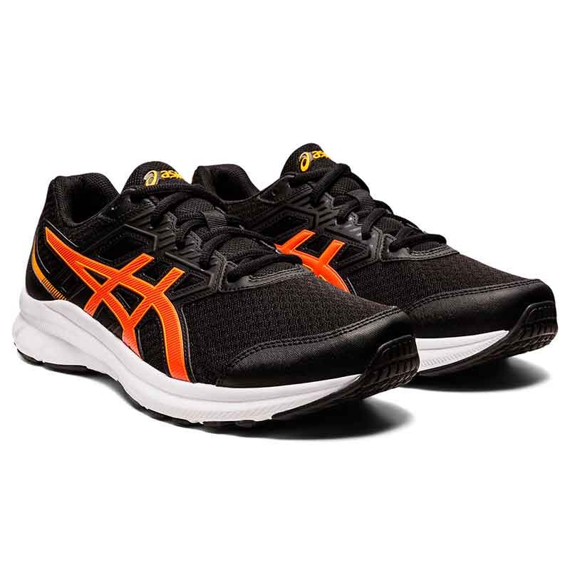  ASICS Zapatillas de punto Gel-Stratus 3 para hombre,  anaranjado, negro (Black/Bright Orange) : Ropa, Zapatos y Joyería