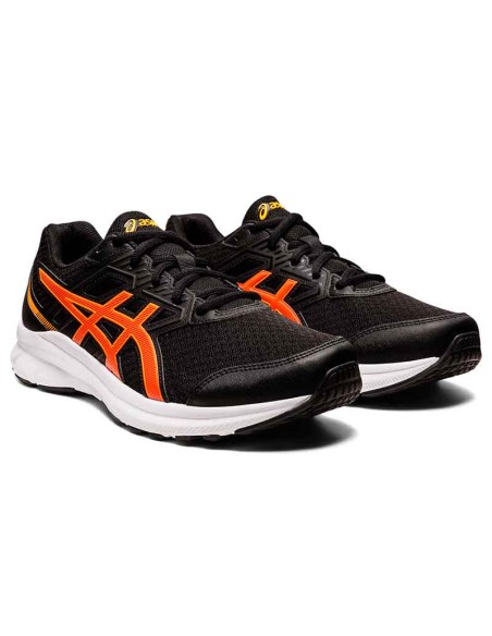 ASICS JOLT 3 NEGRO NARANJA HOMBRE ASICS JOLT 3 NEGRO NARANJA HOMBRE