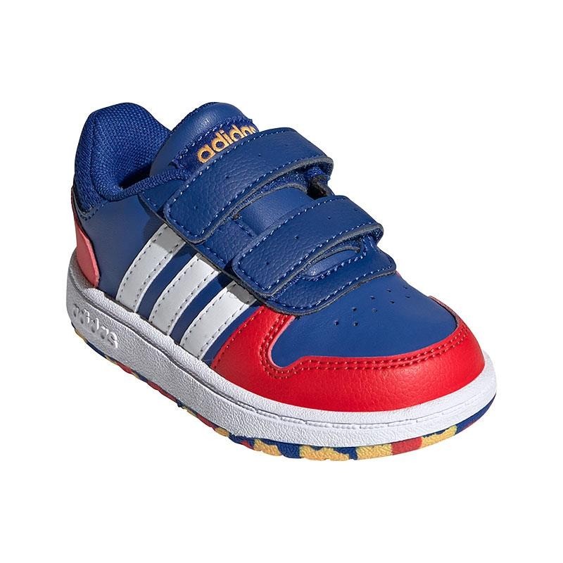 ADIDAS HOOPS 2.0 AZUL ROJO INFANTIL 2
