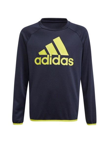 ADIDAS SUDADERA D2M BIG LOGO NEGRO JUNIOR ADIDAS SUDADERA D2M BIG LOGO NEGRO JUNIOR