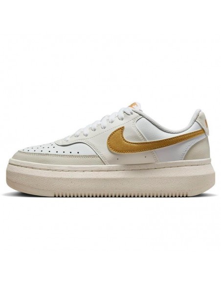 NIKE COURT VISION ALTA BLANCO MARRON MUJER NIKE COURT VISION ALTA BLANCO MARRON MUJER