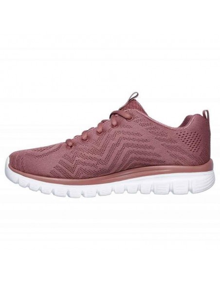 SKECHERS GRACEFUL GET CONNECTED MARRÓN MUJER