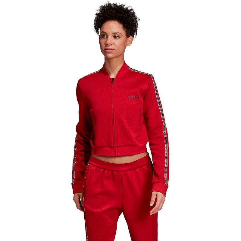 ADIDAS C90 TRACKTOP ROJO MUJER