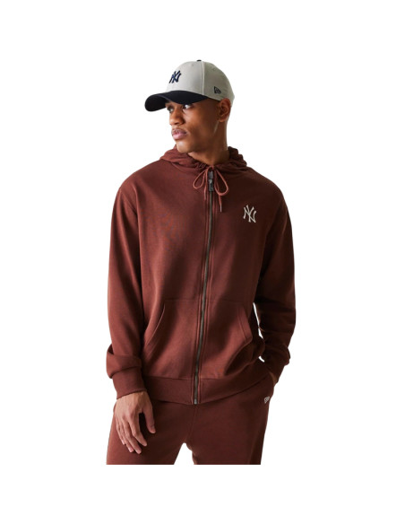 Sudadera New Era Full Zip Oversized New York Yankees