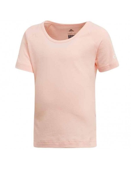 ADIDAS LG COTTON TEE ROSA JUNIOR ADIDAS LG COTTON TEE ROSA JUNIOR