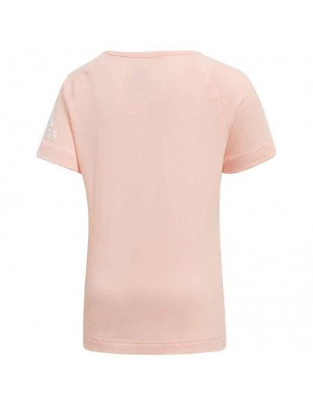 ADIDAS LG COTTON TEE ROSA JUNIOR ADIDAS LG COTTON TEE ROSA JUNIOR