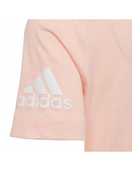 ADIDAS LG COTTON TEE ROSA JUNIOR ADIDAS LG COTTON TEE ROSA JUNIOR