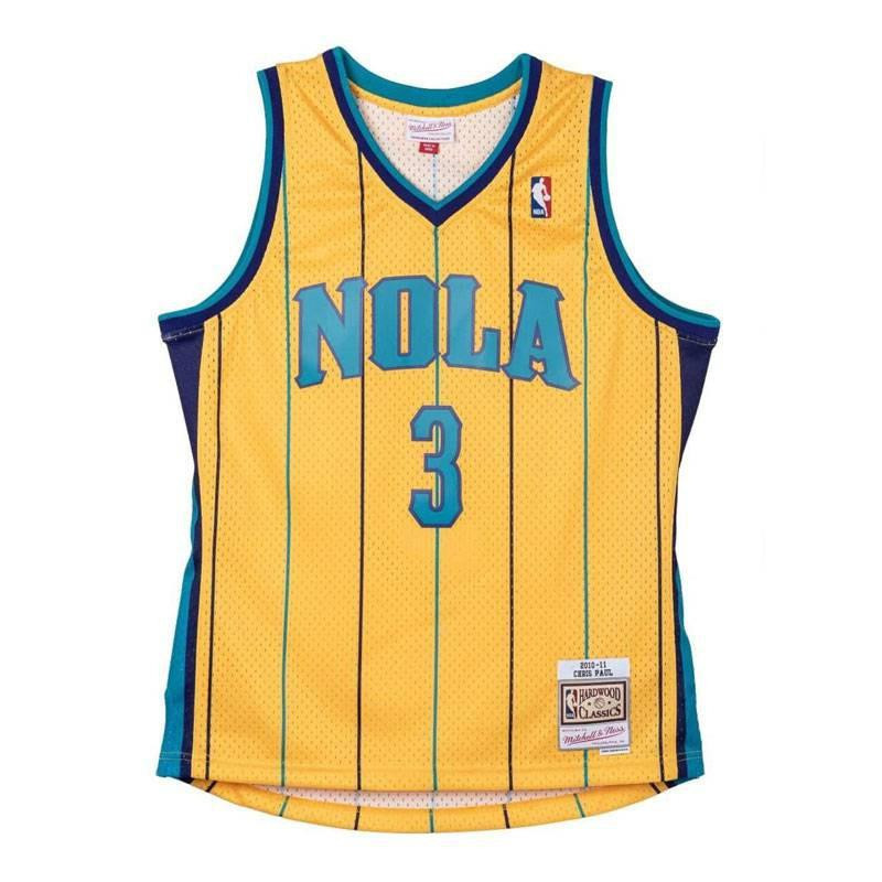 Camiseta Mitchell & Ness Chris Paul New Orleans Hornets Hardwood Classics 10-11