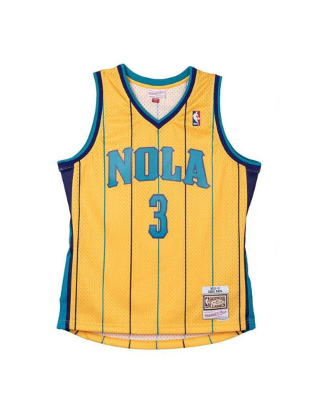 Camiseta Mitchell & Ness Chris Paul New Orleans Hornets Hardwood Classics 10-11