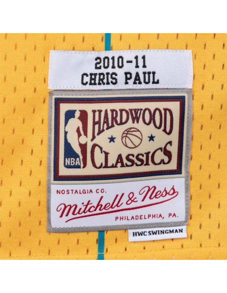 Camiseta Mitchell & Ness Chris Paul New Orleans Hornets Hardwood Classics 10-11