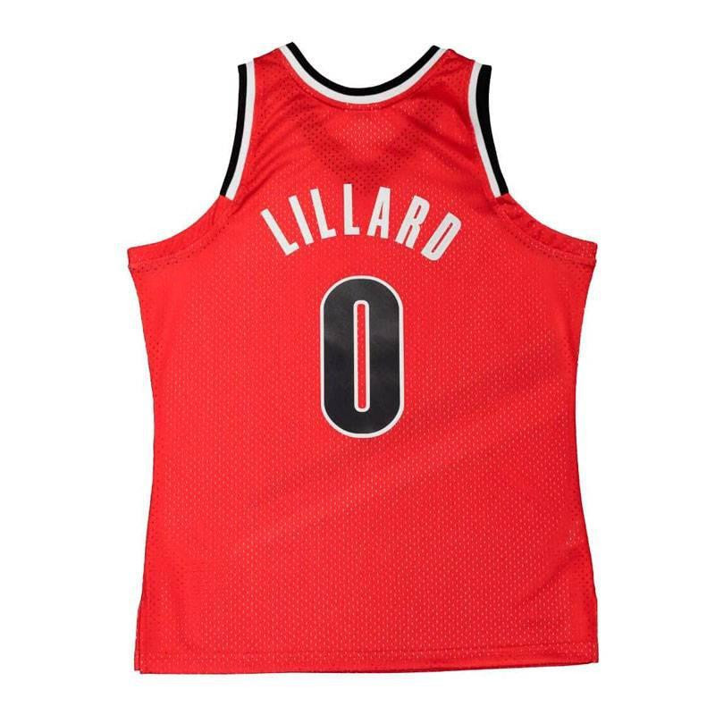 Camiseta Mitchell & Ness Damian Lillard Portland Trail Blazers Hardwood Classics 12-13 2
