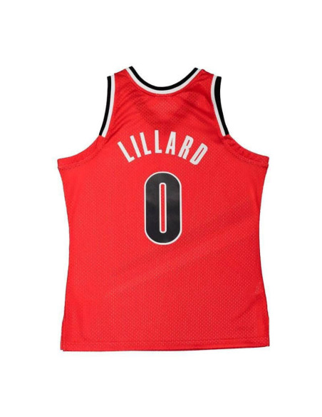 Camiseta Mitchell & Ness Damian Lillard Portland Trail Blazers Hardwood Classics 12-13