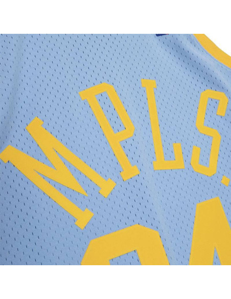 Camiseta Mitchell & Ness Shaquille Oneal Los Angeles Lakers Hardwood Classics 01-02