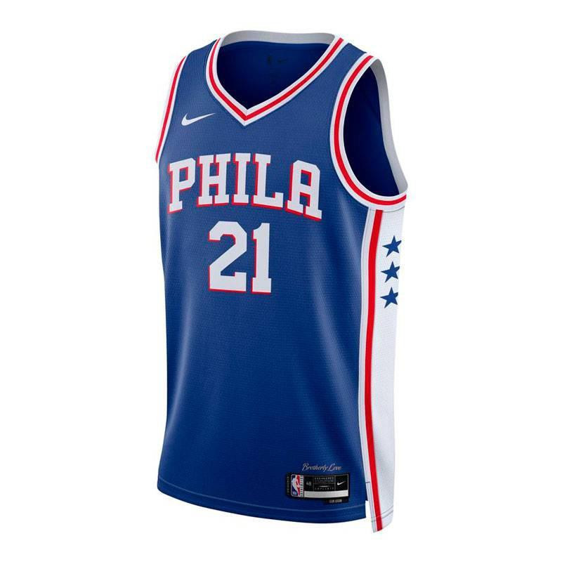 Camiseta Nba Jr Joel Embiid Philadelphia 76Ers Icon Edition