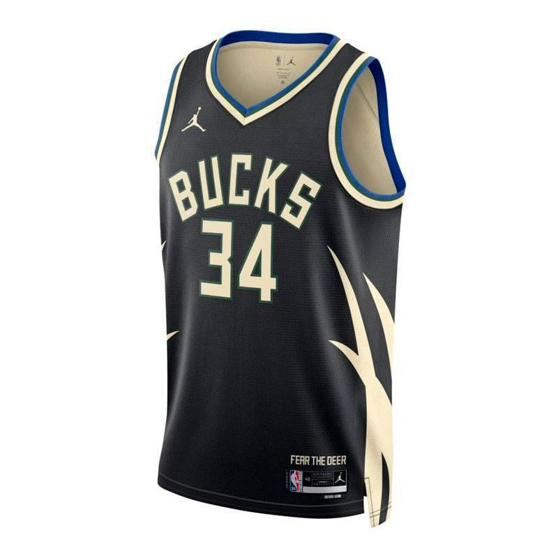 Camiseta Nba Jr Milwaukee Bucks Antetokounmpo Statement Edition