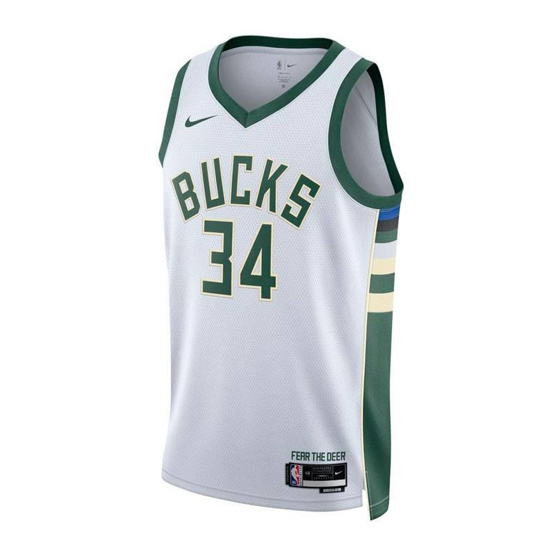 Camiseta Nike Giannis Antetokounmpo Milwaukee Bucks Association Edition