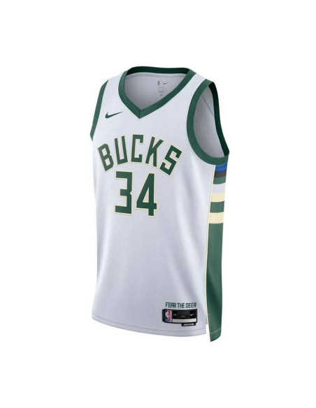 Camiseta Nike Giannis Antetokounmpo Milwaukee Bucks Association Edition