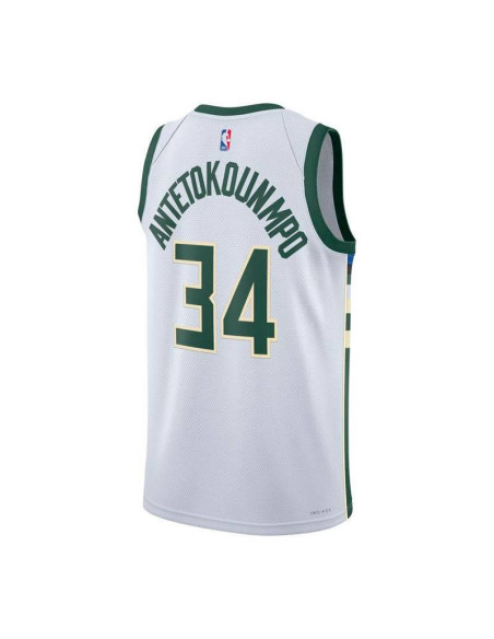Camiseta Nike Giannis Antetokounmpo Milwaukee Bucks Association Edition