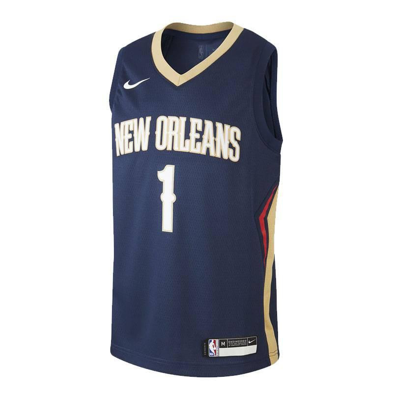 Camiseta Nba Jr Zion Williamson New Orleans Pelicans Icon Edition Swingman Jersey