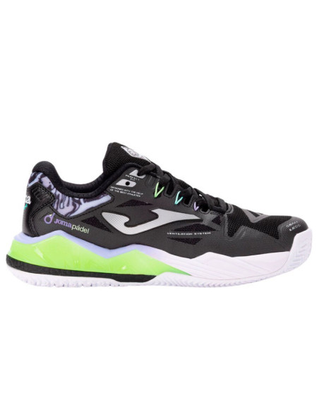 Zapatillas Joma Spin Lady negras exterior