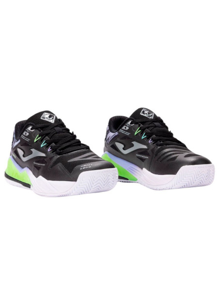 Zapatillas Joma Spin Lady negras diagonal