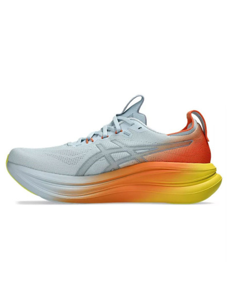 Zapatillas Asics Gel-Nimbus 28 Sunny Sizzle azules interior