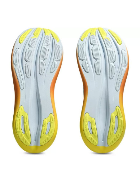 Zapatillas Asics Gel-Nimbus 28 Sunny Sizzle azules suela