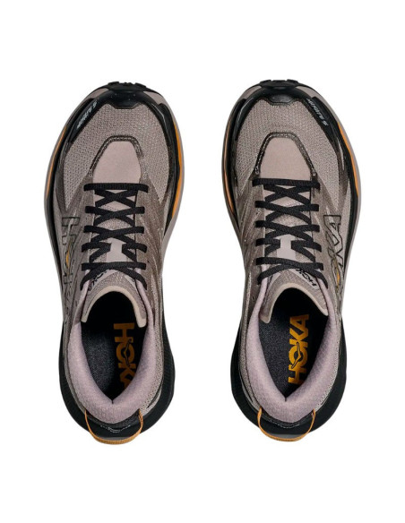 Zapatillas Hoka Mafate 5 marrones upper