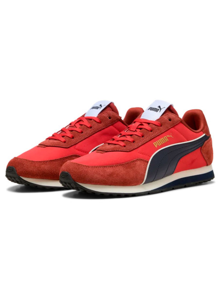 Zapatillas Puma St Miler rojo diagonal