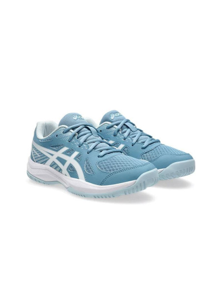 Zapatillas Asics Upcourt 6 GS azul diagonal