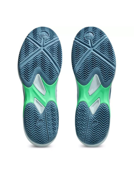 Zapatillas Asics Game FF Pádel azules suela