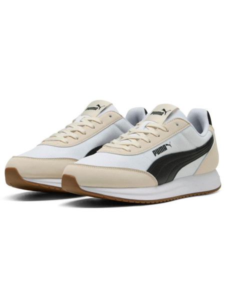 Zapatillas Puma R78 Lightwind blancas diagonal