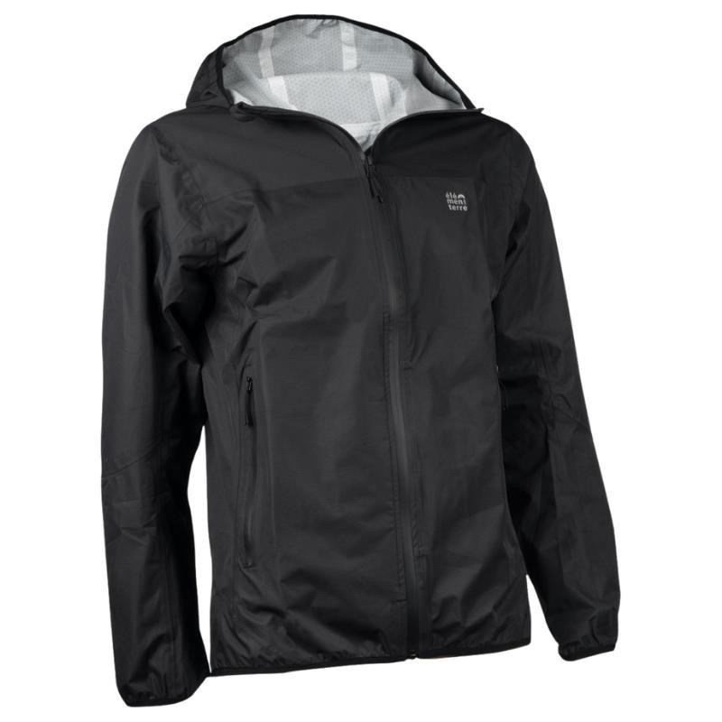 Chaqueta Elementerre Tempest Impermeable negro por delante