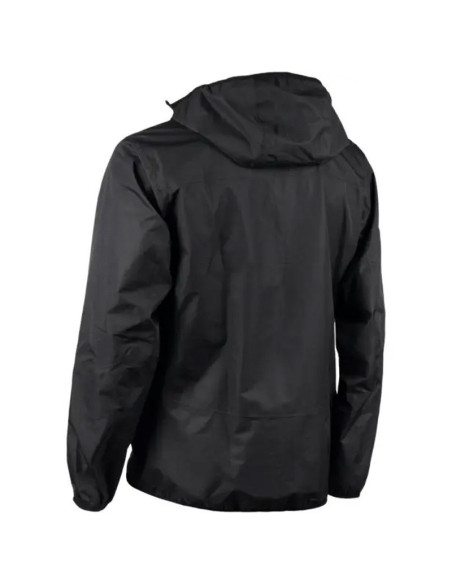 Chaqueta Elementerre Tempest Impermeable negro por detrás