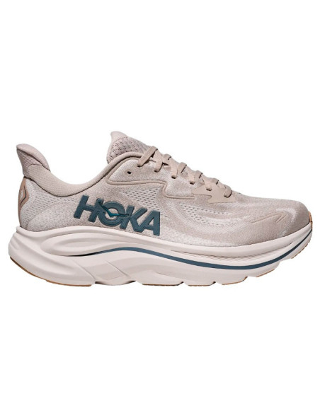 Zapatillas Hoka Clifton 10 exterior en el color Putty/Grout