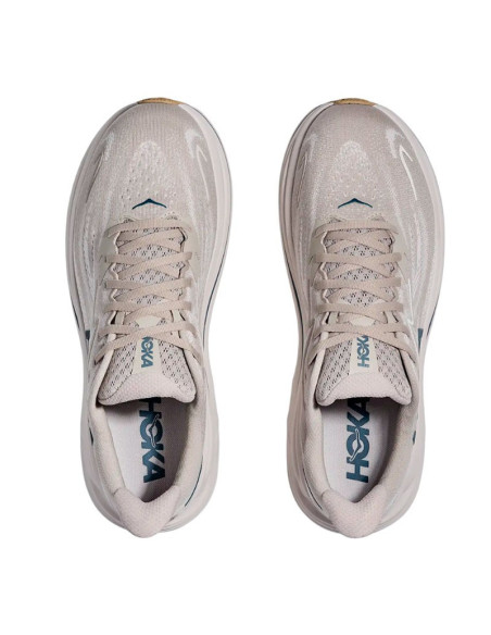 Zapatillas Hoka Clifton 10 upper en el color Putty/Grout